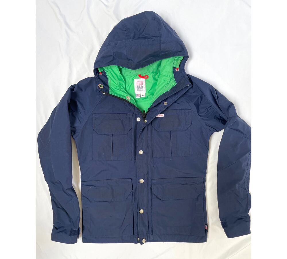 Topo Designs Navy Mountain Utility Jacket, XS